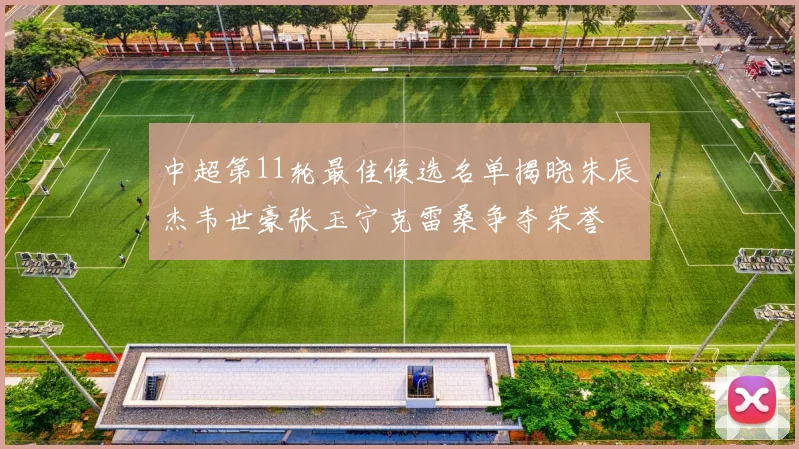 中超第11轮最佳候选名单揭晓朱辰杰韦世豪张玉宁克雷桑争夺荣誉
